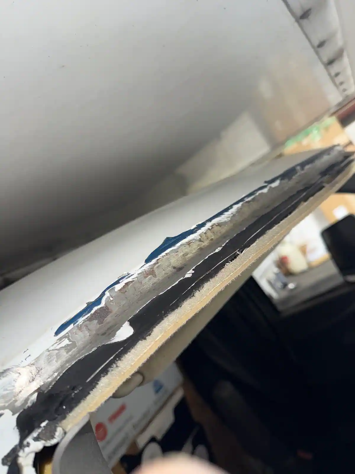 Completed windshield rust repair ready for installation at 123 Glass Company